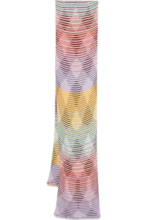 Missoni Fringed zig zag scarf