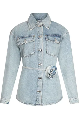 Liu Jo Floral-appliqué denim jacket