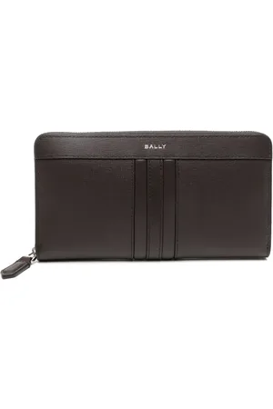 Bally Leather zip wallet