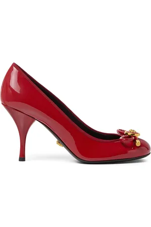 VERSACE 85mm Opera Bow pumps