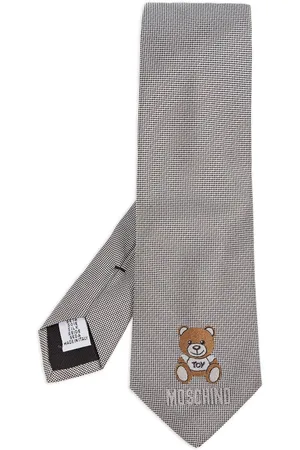 Moschino Embroidered Bear tie