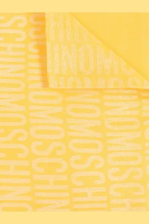 Moschino Logo-jacquard scarf