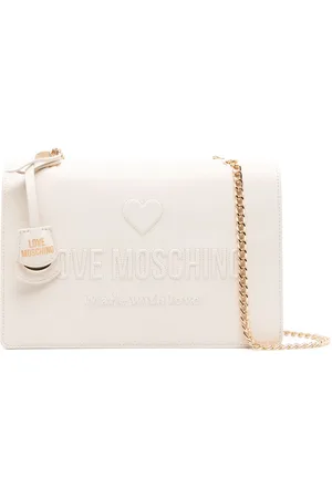 Moschino Logo-embossed shoulder bag