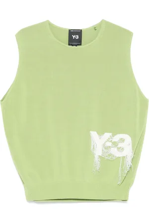 Y-3 Logo-jacquard vest
