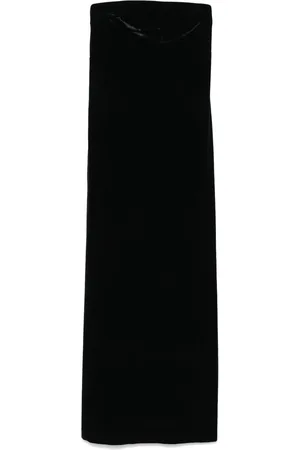 Norma Kamali Velvet midi dress