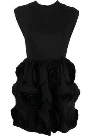 Viktor & Rolf Floral-motif cut-out minidress
