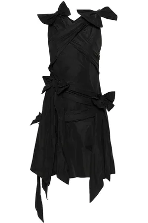 Viktor & Rolf Draped bow-detail mini dress