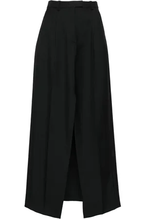 Viktor & Rolf High-waist gabardine long skirt