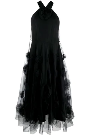 Viktor & Rolf Floral-motif tulle maxi dress