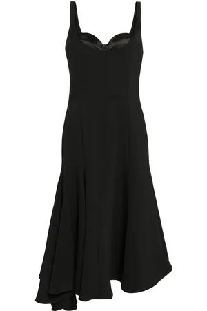 Viktor & Rolf Corset-style midi wool dress