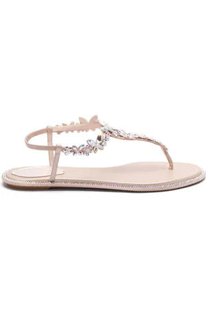 RENE CAOVILLA Crystal-embellished sandals