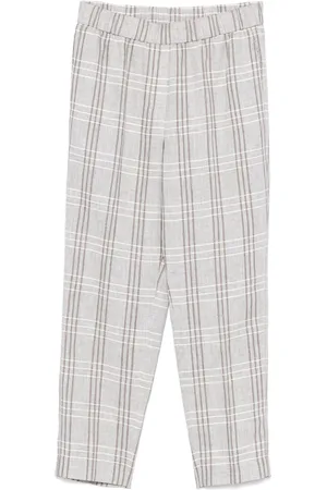 PESERICO SIGN Checked trousers