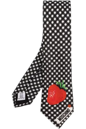 Moschino Checked tie