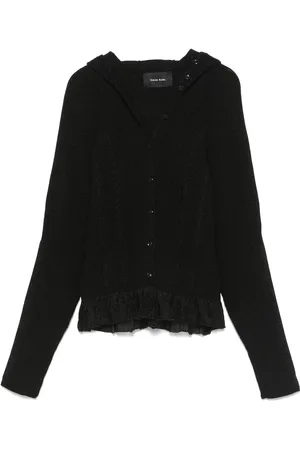 Simone Rocha Plaited tinsel cardigan