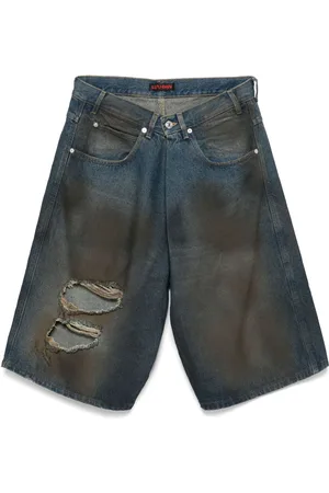 LU’U DAN Kriss Kross denim shorts