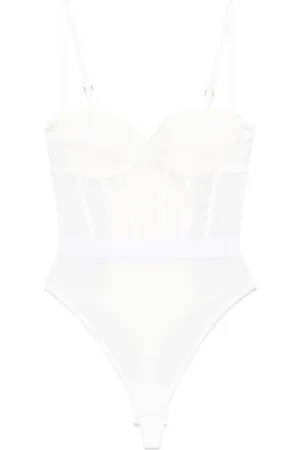 Elisabetta Franchi Logo-waistband bodysuit