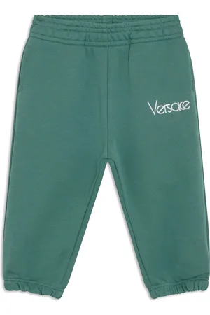 VERSACE Embroidered logo track pants