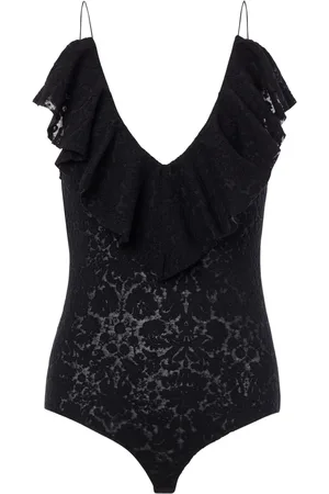 Serafini Lace-detailing top