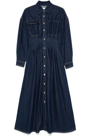 Frame Nipped maxi dress