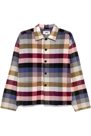 YMC Check pattern shirt
