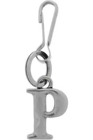 Balenciaga Letter-charm keyring