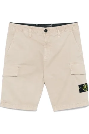 Stone Island Compass-badge cargo shorts