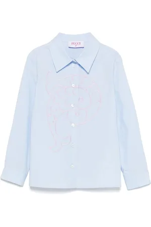 PUCCI Junior Embroidered shirt