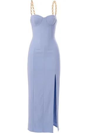 Carolina Herrera Chain-strap midi dress