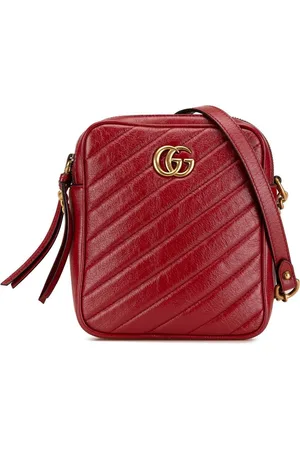 Gucci 2016-2024 GG Marmont Double Zip Camera Bag crossbody bag