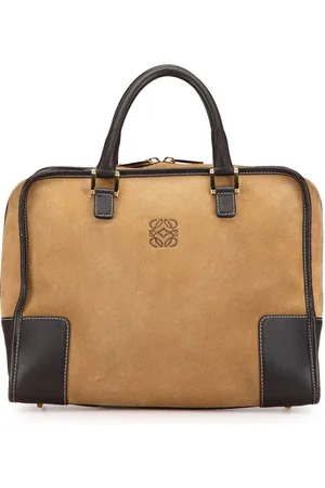 Loewe 21st Century Suede Amazona 32 handbag