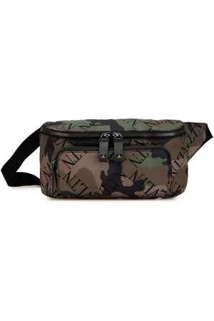 VALENTINO GARAVANI 2010-2024 Nylon VLTN Camouflage belt bag
