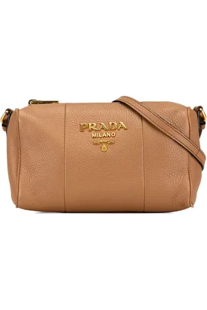 Prada 2013-2024 Mini Vitello Phenix Barrel Camera Bag crossbody bag