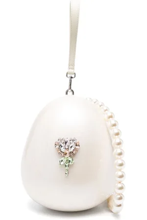 Simone Rocha Large Pearl Egg clutch bag
