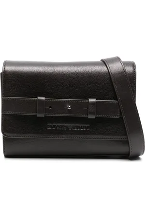 Emporio Armani Logo-debossed messenger bag