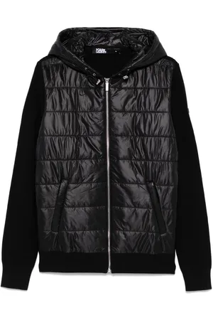 Karl Lagerfeld Knitted hooded jacket