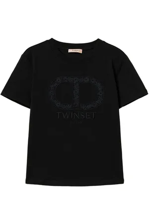 Twin-Set Oval T-embroidered T-shirt