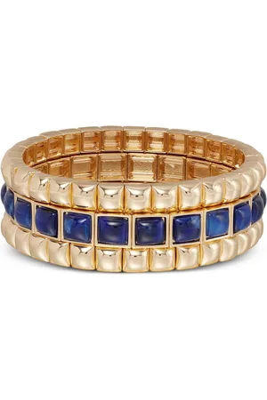 Roxanne Assoulin Puffy stud bracelet (set of three)