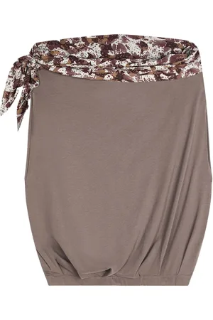 DRIES VAN NOTEN Contrasting knot-detail top