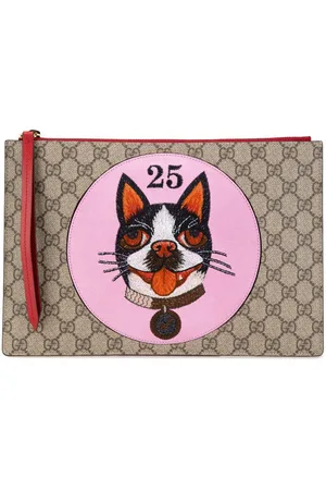 Gucci 2016-2023 GG Supreme Bosco clutch bag