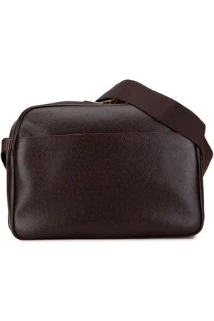 LOUIS VUITTON 2000 Taiga Reporter PM crossbody bag