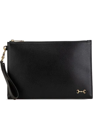 Gucci 2016-2024 Leather Horsebit 1955 Zip clutch bag