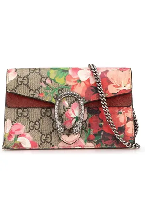 Gucci 2016-2024 Super Mini GG Supreme Blooms Dionysus crossbody bag