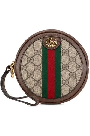 Gucci 2000-2015 GG Supreme Ophidia Round clutch bag