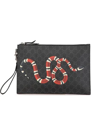 Gucci 2000-2015 GG Supreme Kingsnake clutch bag
