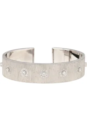 Buccellati 2020s pre-owned 18kt white gold Macri Classica diamond bracelet