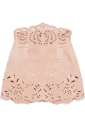 ERMANNO SCERVINO Floral-embrodery midi dress