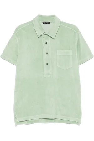 Tom Ford Towelling short-sleeve polo shirt