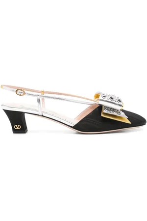 VALENTINO GARAVANI 45mm Bowow slingback pumps