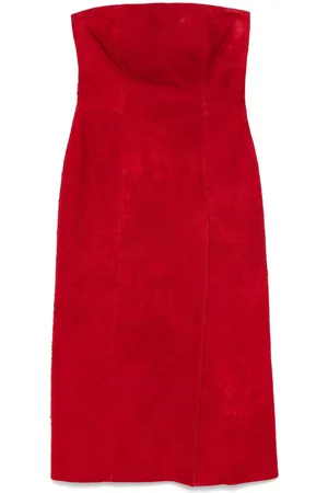 Alexander McQueen Suede mini dress