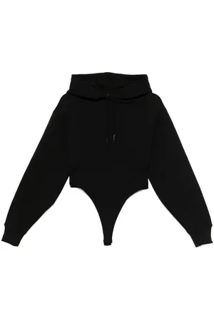 MUGLER Hooded bodysuit